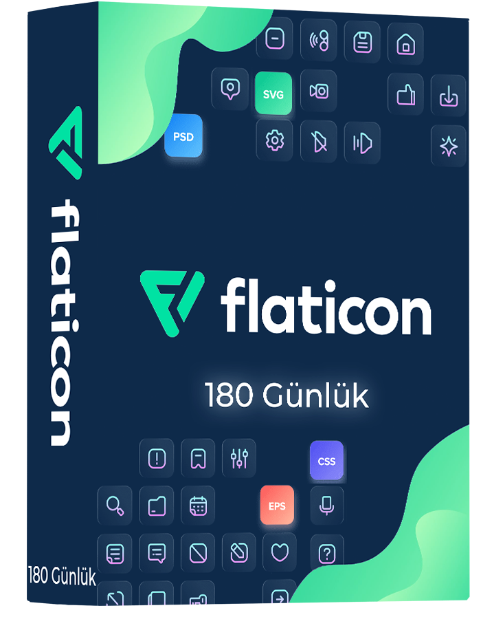 Flaticon – 180 Günlük