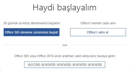 Microsoft Office Ürün Anahtarı Satın Al