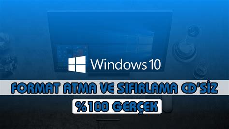 Windows 10 Format Atma